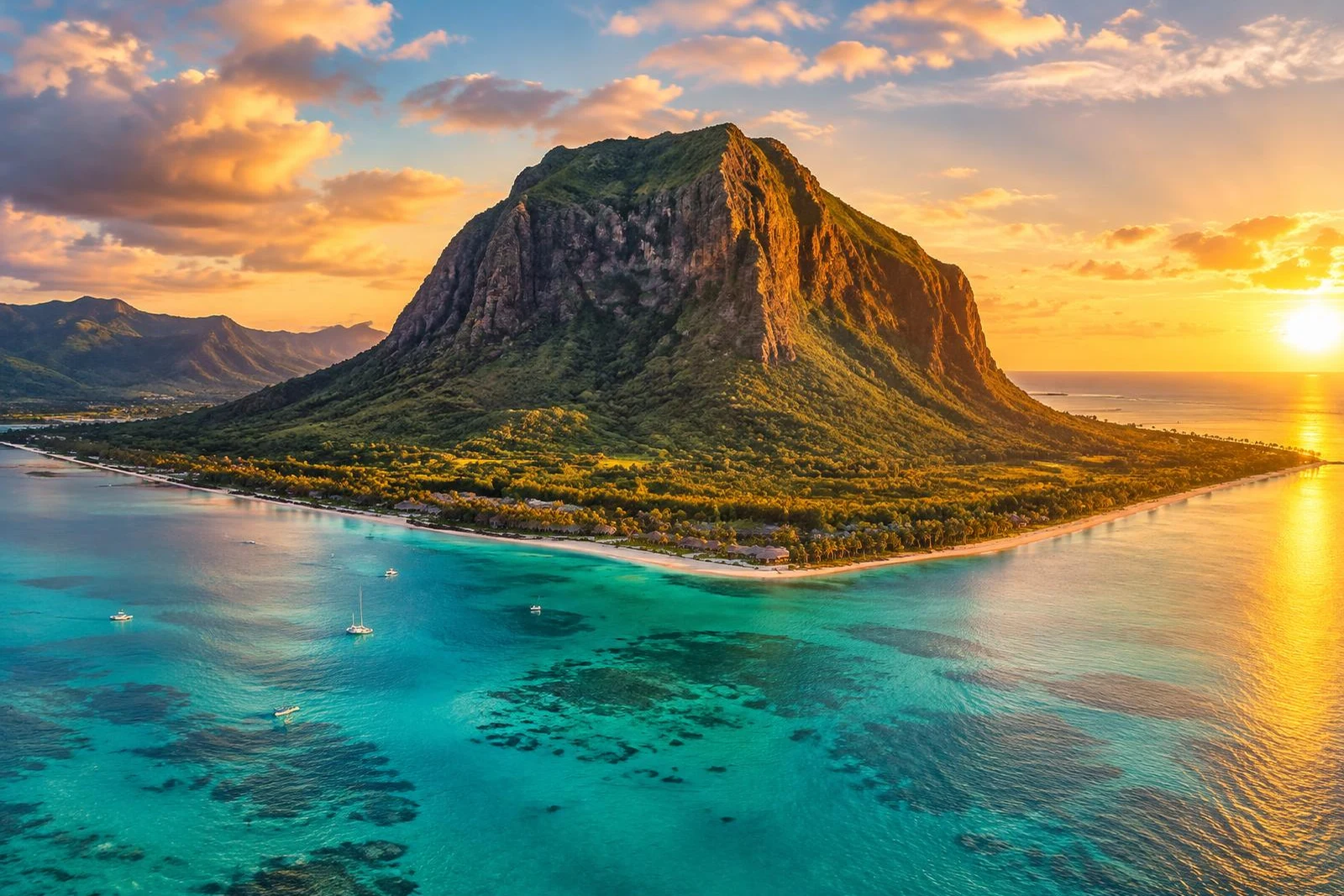 Mauritius Le Morne lagoon